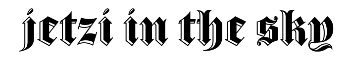 jetzi in the sky